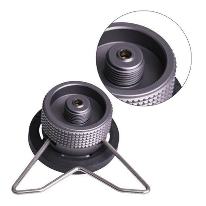 Outdoor Camping Gas Stove Burner Tank Adapter Connector Coupler Converter Head