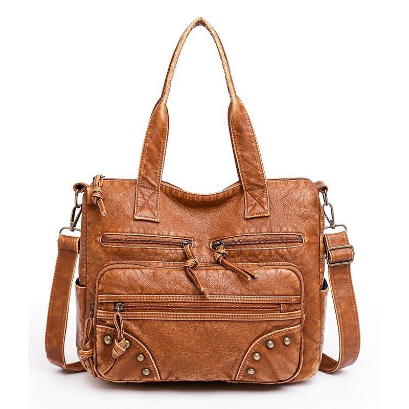 Women Bag Vintage Handbags Women Retro Large Shoulder Crossbody Pouch 32*13*27CM