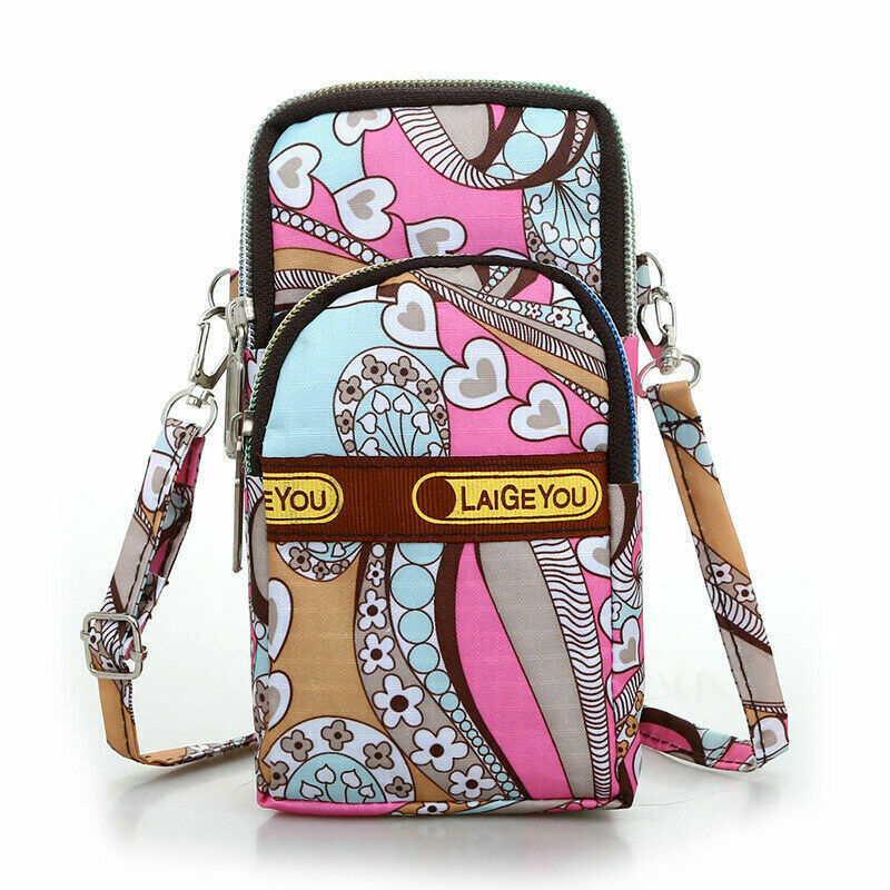 Mini Single Shoulder Bag Summer Sports Wrist Arm Bag Back Crossbody Bag