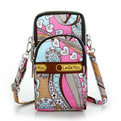 Mini Single Shoulder Bag Summer Sports Wrist Arm Bag Back Crossbody Bag
