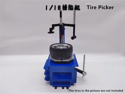 1:18 Scale Car Garage Tool Model Scenery Repair Tool Workstation Set DIY Diorama