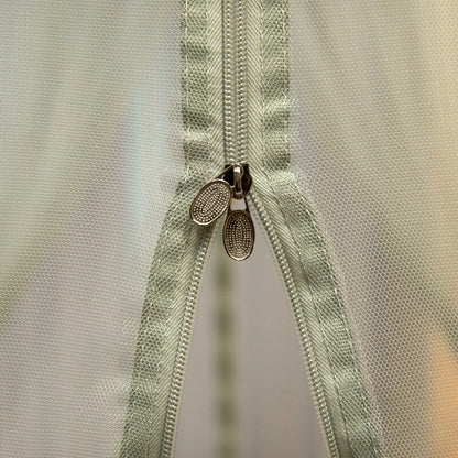 Mosquito Net Double Layers Bed Netting With Zipper Tubes Summer Curtain For Bed