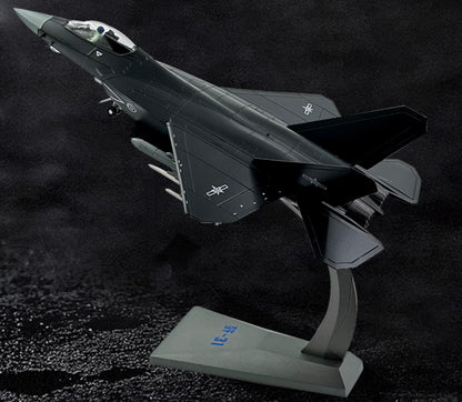 1:48 AF1 China J-31 Gyrfalcon Stealth FC-31 Fighter Plane Diecast Aircraft Model