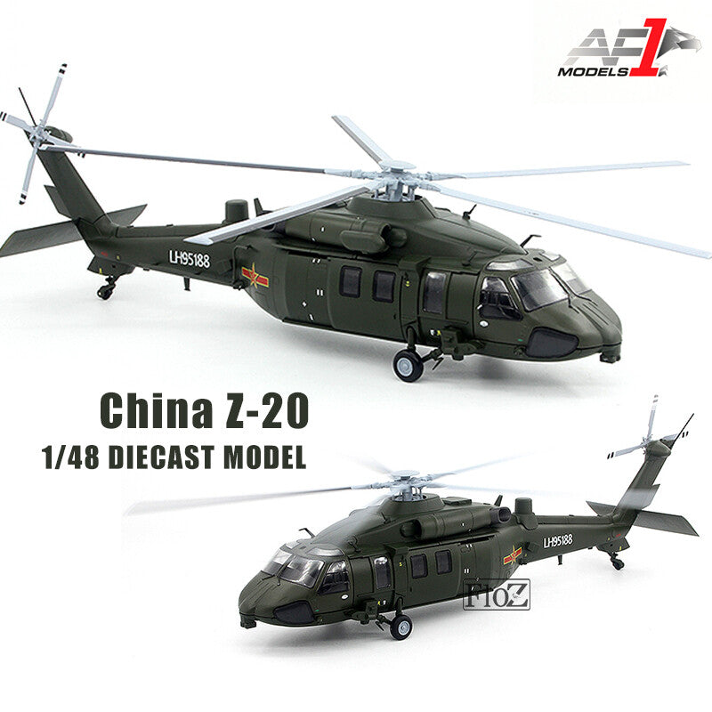 for AF1 China Z-20 1/48 diecast plane model helicopter