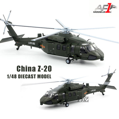 for AF1 China Z-20 1/48 diecast plane model helicopter