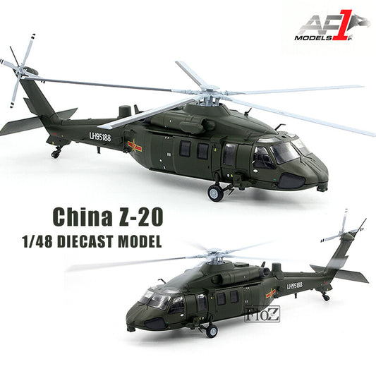 for AF1 China Z-20 1/48 diecast plane model helicopter