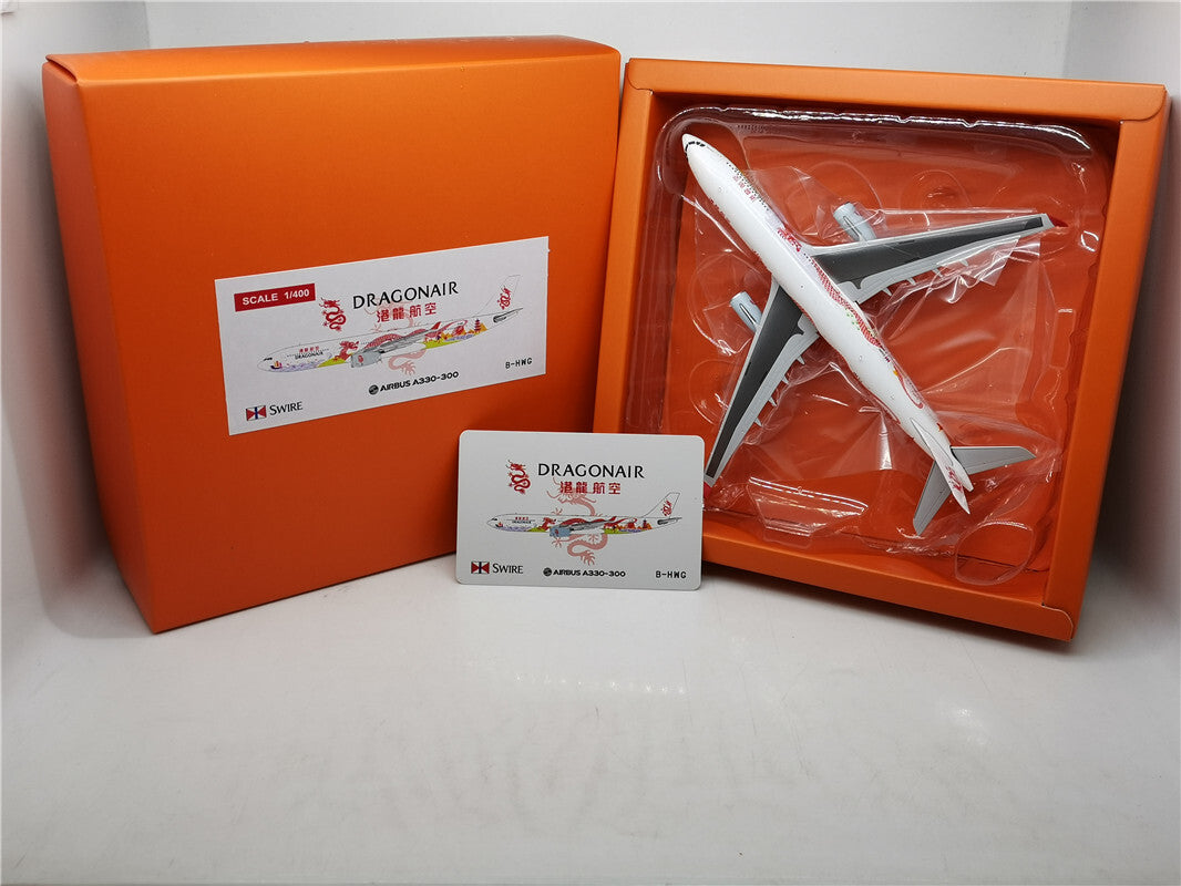 1:400 JC Wings DRAGONAIR A330-300 Passenger Airplane Diecast Aircraft Model