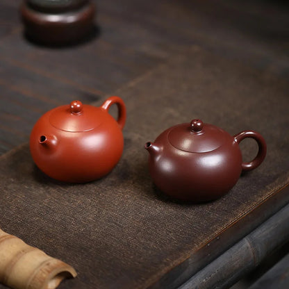 Chinese Yixing Purple Clay Teapot Handmade Xishi Tea Pot Kettle Zisha Teaware