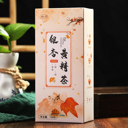 婉明 Ginkgo Yellow Essence Tea White Fruit Fire Flaxseed Pine Pollen Health Tea