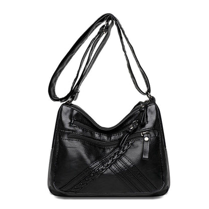 Shoulder Bag Synthetic Leather Luxury Handbag Purse Crossbody Tote Bag Polyester