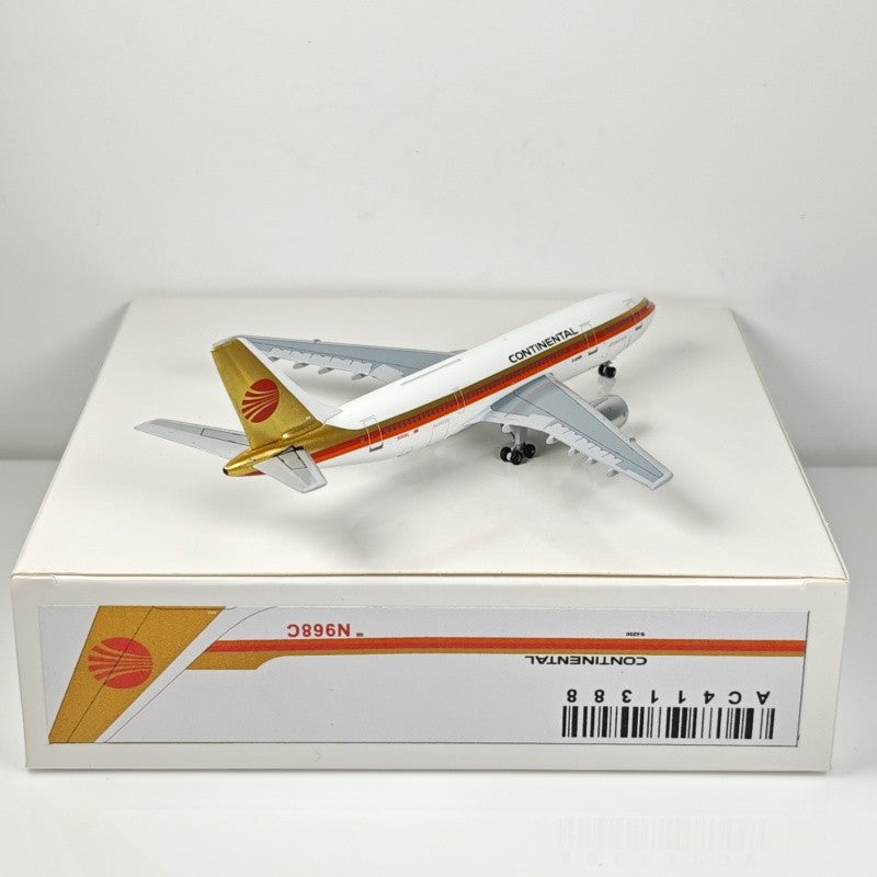 1:400 Aeroclassics Continental Airlines A300 Passenger Airplane Diecast Model