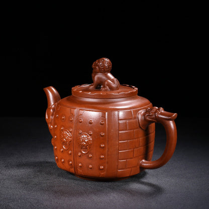 Chinese Yixing Zisha Clay Handmade Exquisite Teapot （大宅门 底款：徐汉棠）