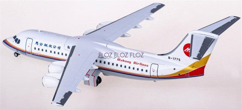 for JC Wings for Makung Airlines BAe-146-300 B-1775 1:200 Airplane Model