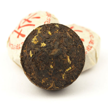 Pu Erh Tuo Cha &Tuo Cha Chrysanthemum - Pressed PuErh Nest - Slimming Detox Tea