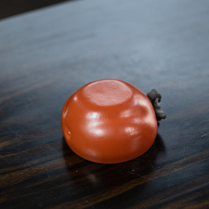 Persimmon Design Yixing Zisha Purple Clay Tea Cup Creative Chinese Personal Cup