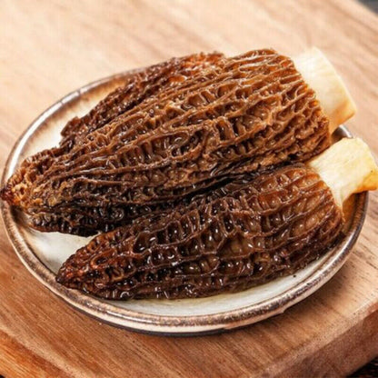 50g Original MOREL-DRIED-MUSHROOMS Natural Chinese Specialty 羊肚菌