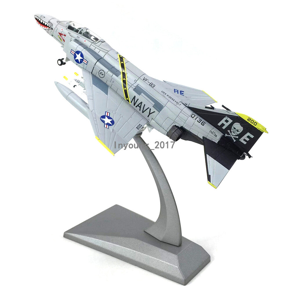 1:100 McDonnell-Douglas F-4C Phahtom Fighter Plane Model Diecast Airplane Model