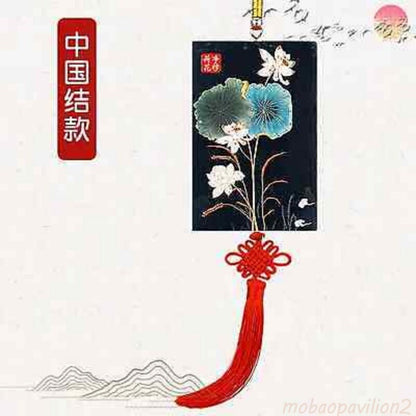 Bodhis Lotus Household Feng Shui Decoration Pure Filth Wooden Pendant