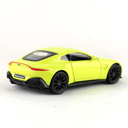 1/36 Aston Martin Vantage Model Car Diecast Toy Vehicle Boys Toys Kids Yellow