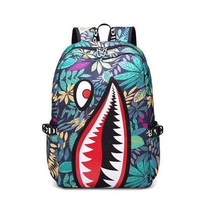 Backpack Elementary Bookbag Travel Cartoon Print Primary School Student Backpack