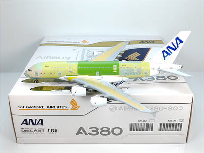 1:400 JC Wings ANA AIRBUS A380 Passenger Airplane Diecast Aircraft Model