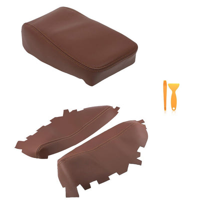 New Brown Console Lid Armrest & Door Panel Cover Fit For Toyota Avalon 2013-18