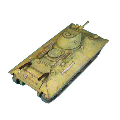 1:50 Soviet BT-SV Light Tank Paper Model Vehicle Handmade DIY Military Ornaments