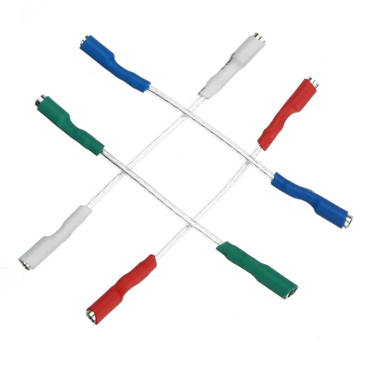 4Pcs 7N headshell wires OFC turntable leads phono cartridge cables replacement B