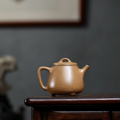 Original Ore Real Yixing Zisha Old Duan Clay Tea Pot Lotus Root Relief Shipiao