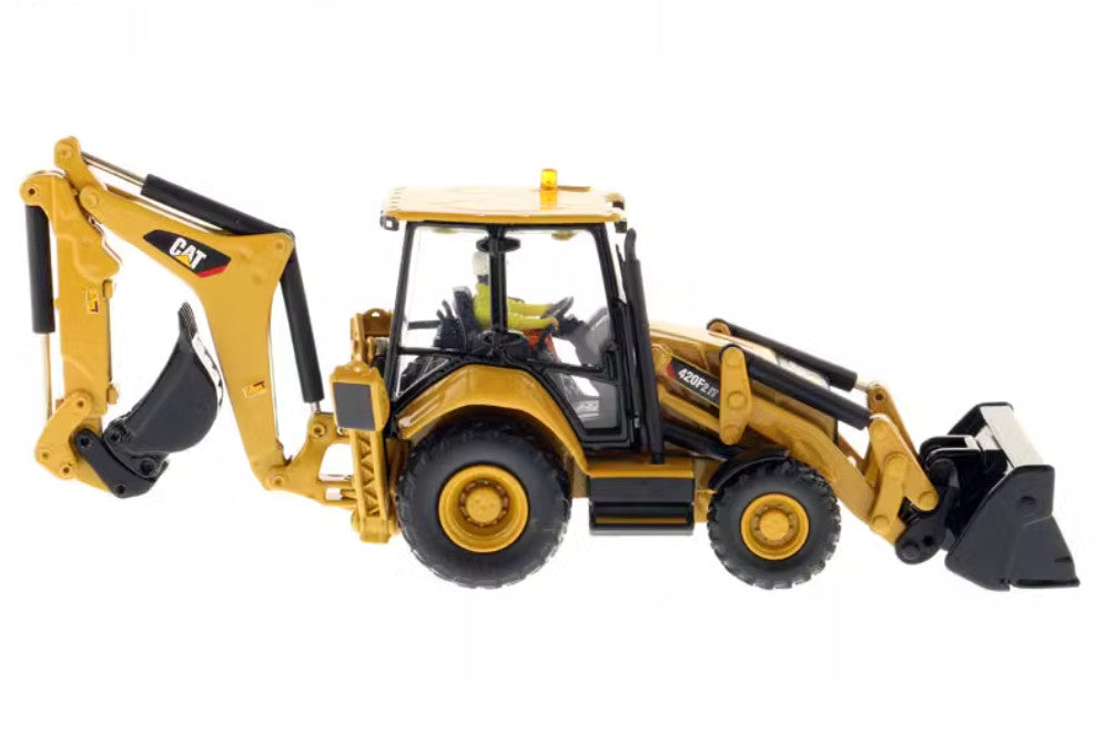 1:50 DM CAT420F2 BACKHOE LOADER Construction Machine Equipment Diecast Model