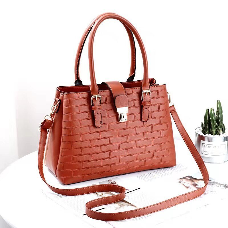 Women's Ladies PU Leather Handbag Purse Shoulder Bag Backpack Messenger Tote Bag