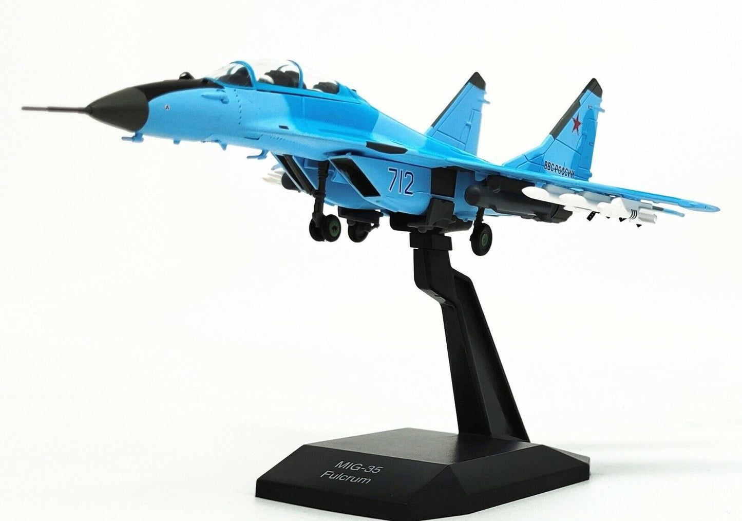 1:100 AMER MIG-35 Fulcrum Airplane Plane Fighter Diecast Aircraft Model