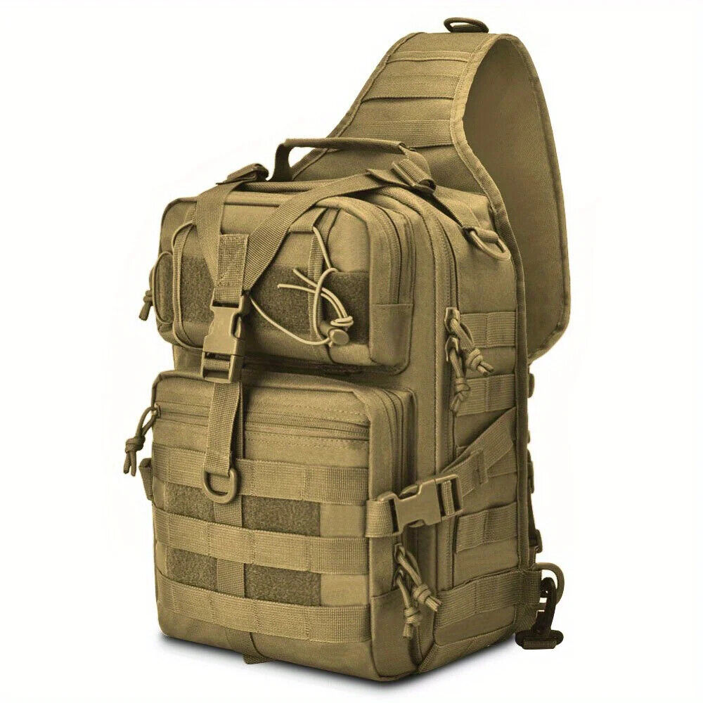 Tactical Backpack Chest Bag Waterproof Rucksack Bag for Outdoor Hiking Camping
