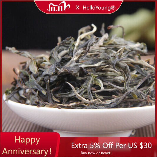 Spring Pure Pu-Erh Tea In Bulk Yunnan Big Tree Pu'er Green Tea Puer Cha Tea 500g-
