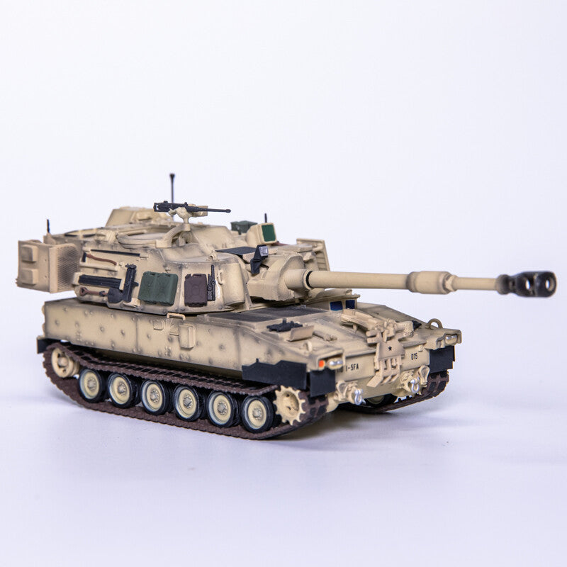T-MODEL 1/72 US M109A7 self-propelled howitzer model 155mm gun sand color