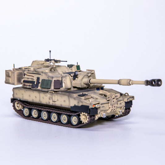 T-MODEL 1/72 US M109A7 self-propelled howitzer model 155mm gun sand color