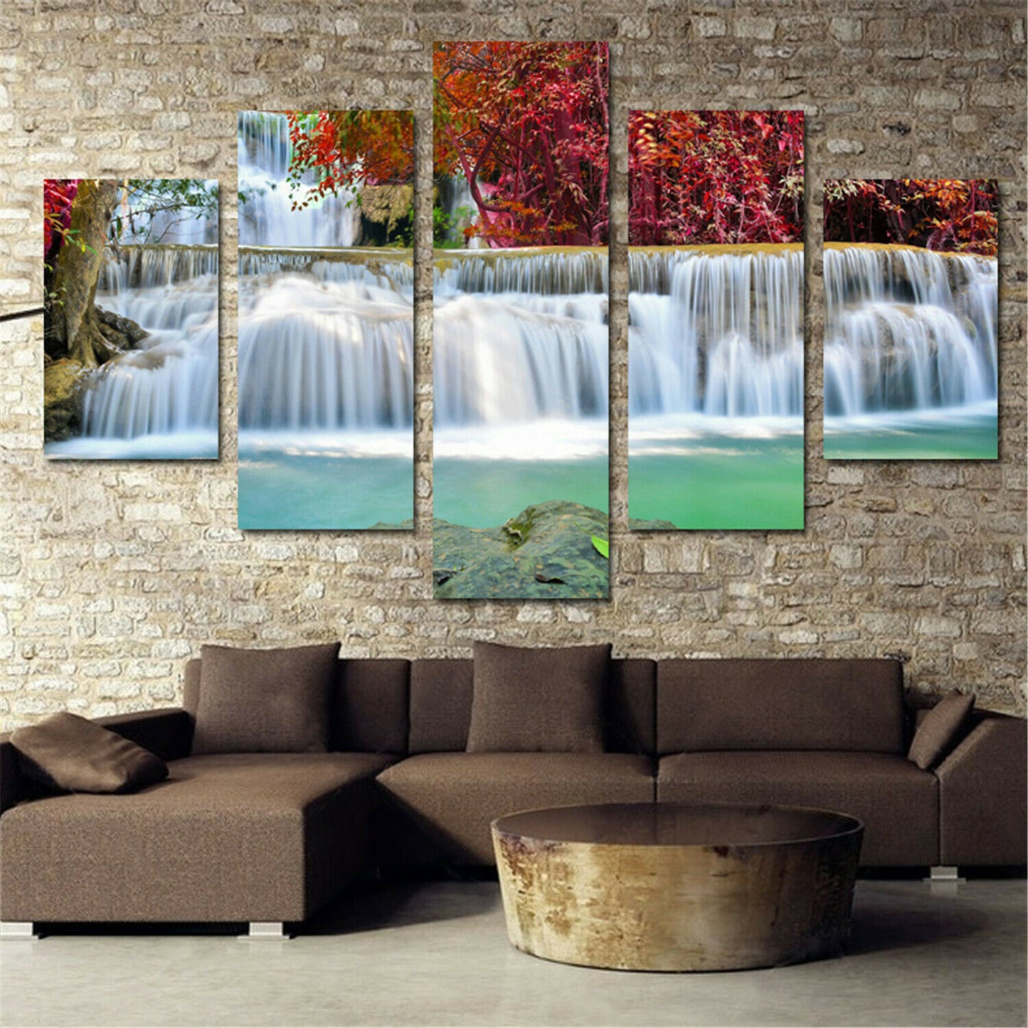 South East Asia Beach Landscape 5 Panel Canvas Print Wall Art Poster Home Decor