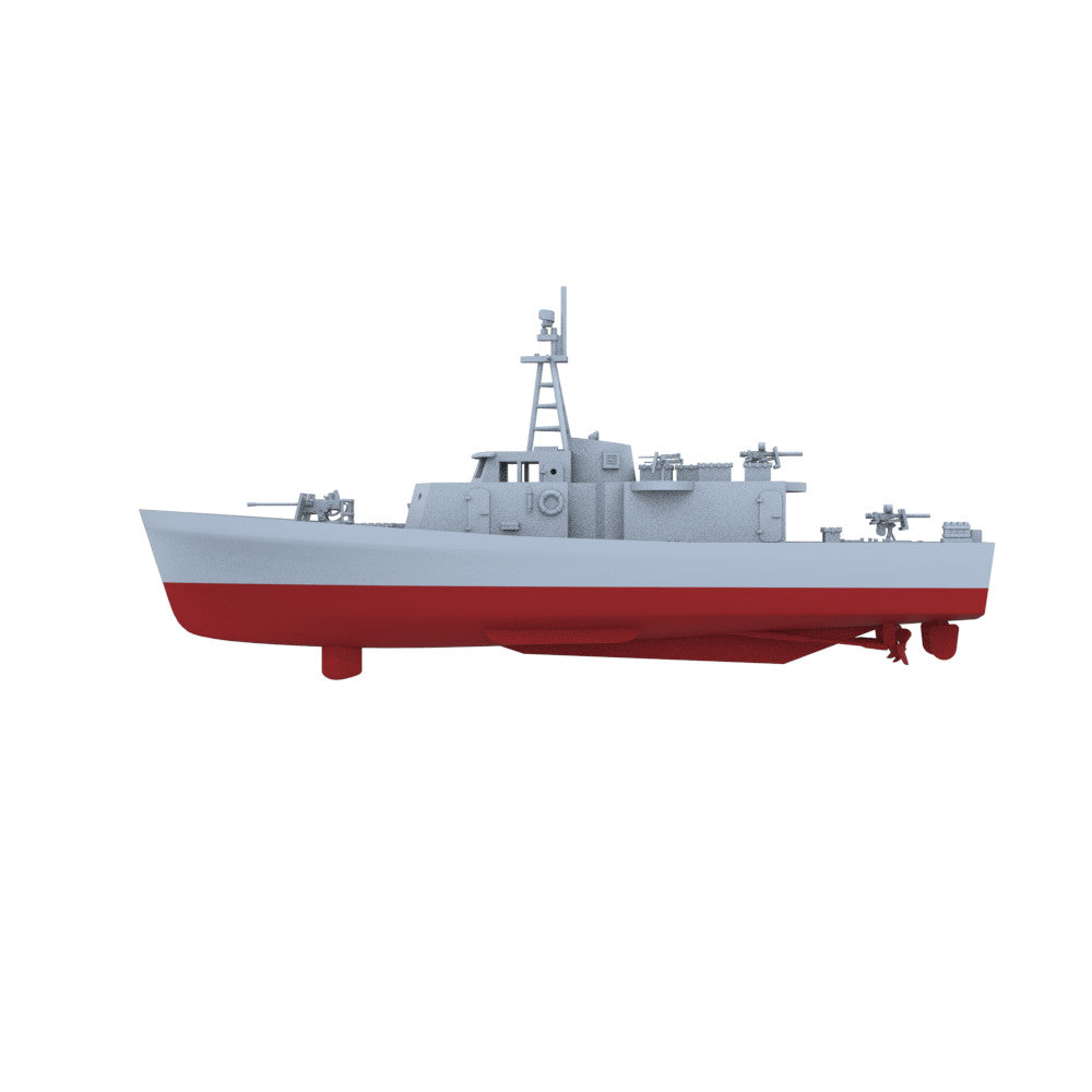 SSC700771S 1/700 Military Model USN PGM-59 Class Kim Qui (HQ 605) Water Line