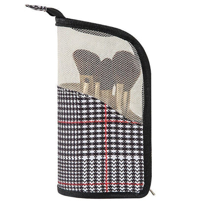 Cosmetic Bag Clear Zipper Bag Travel Makeup Brush Holder Organizer Toiletry Bags