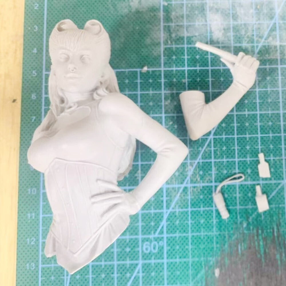 1/12 resin bust figure model kit Fantasy Red Heart Empress unassembled Unpainted