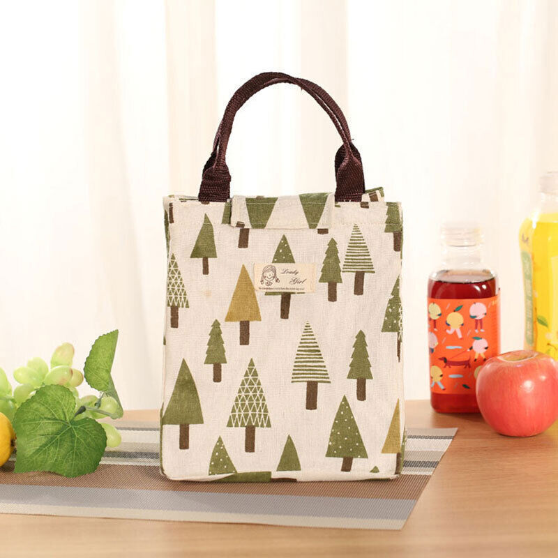 Box Bag Female Picnic Lunch Bags for Women Kids Men Cooler Tote Bag