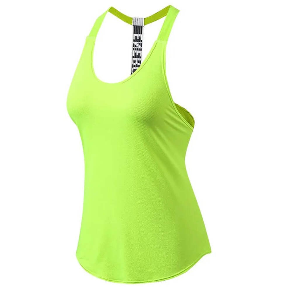 Gym Tops – Women’s Backless Quick-Dry Yoga Tank