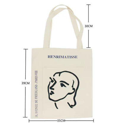 Women Canvas Shoulder Bag Casual Handbag Large Cotton Reusable Shopper Beach Bag