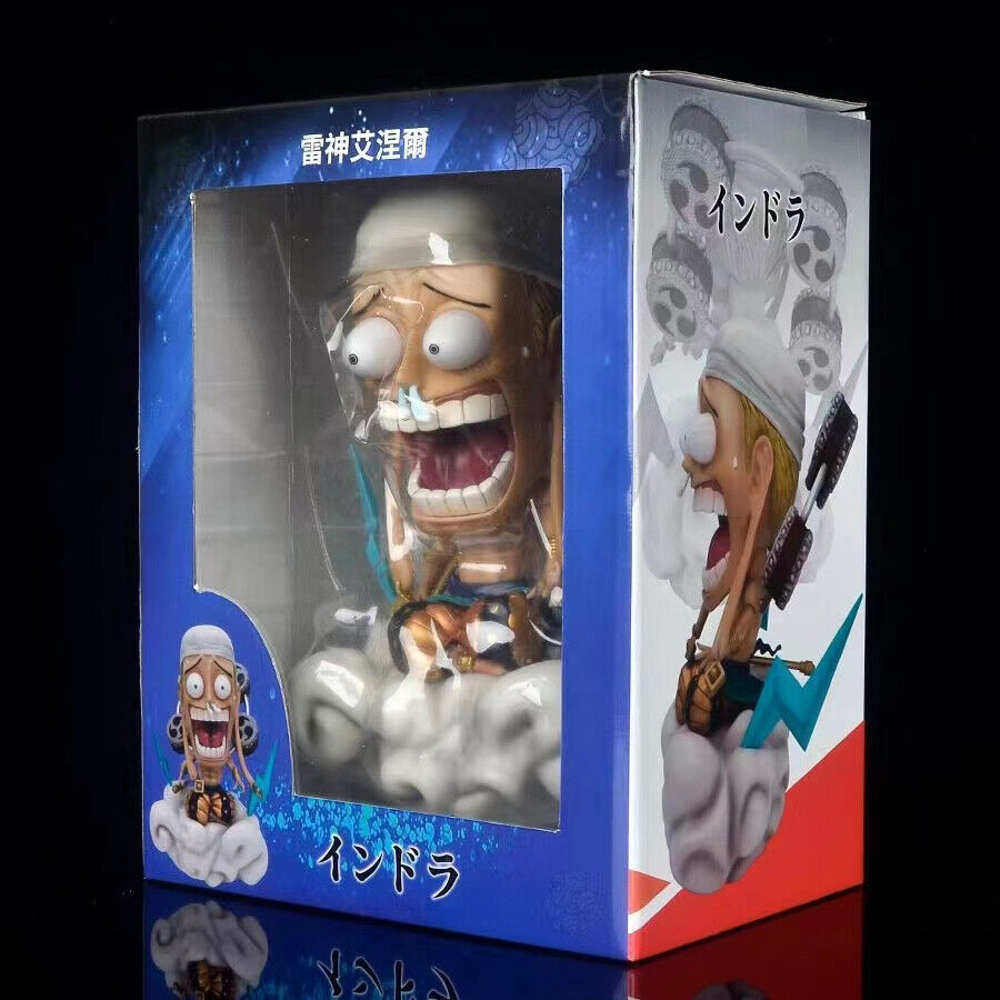 Anime One Piece Thor Enel PVC Action Figure Small Statue Model Dolls Kids Toys