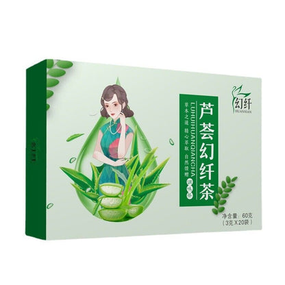 Aloe Vera Phantom Fibre Tea Cassia Leaf Lotus Leaf Burning Card Combo Health Tea