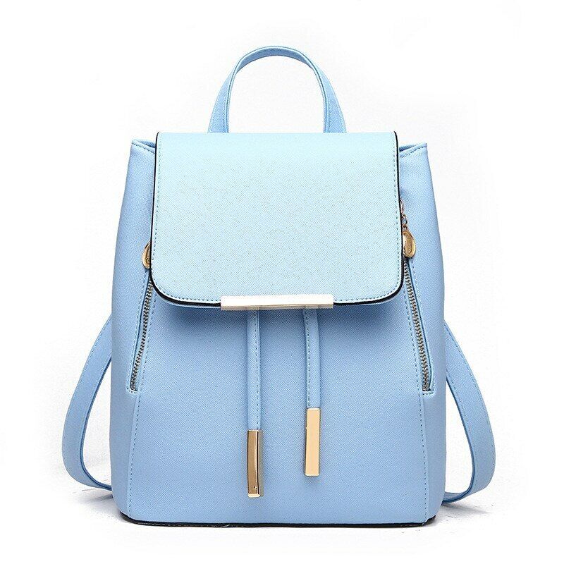 Women's Backpack Rucksack Knapsack Female Backpacks Pu Leather School Travel Bag
