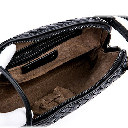 Luxury Shoulder Bag Sheepskin Handmade Woven Crossbody Bags Messenger Purse Bags