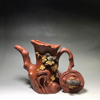 Chinese Yixing Zisha Clay Handmade Exquisite Teapot （曲壶 【底款】汪寅仙）