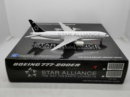 1:400 JC Wings STAR ALLIANCE BOEING 777-200ER Airplane Diecast Aircraft Model