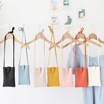 Handbag Soft Synthetic Leather Shoulder Bag Crossbody Purse Small Flap Pouch 1PC